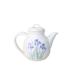 Slocum TN Teapot Iris Vintage Artisan Made 91709